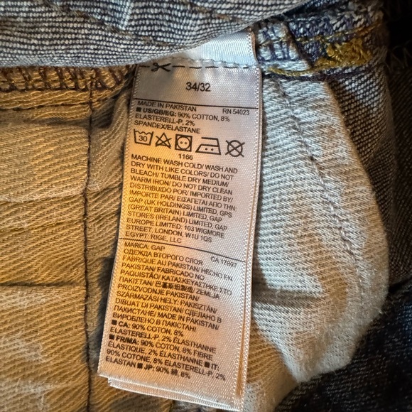 Gap 34-32 Skinny Jeans Medium Wash - Picture 9 of 11